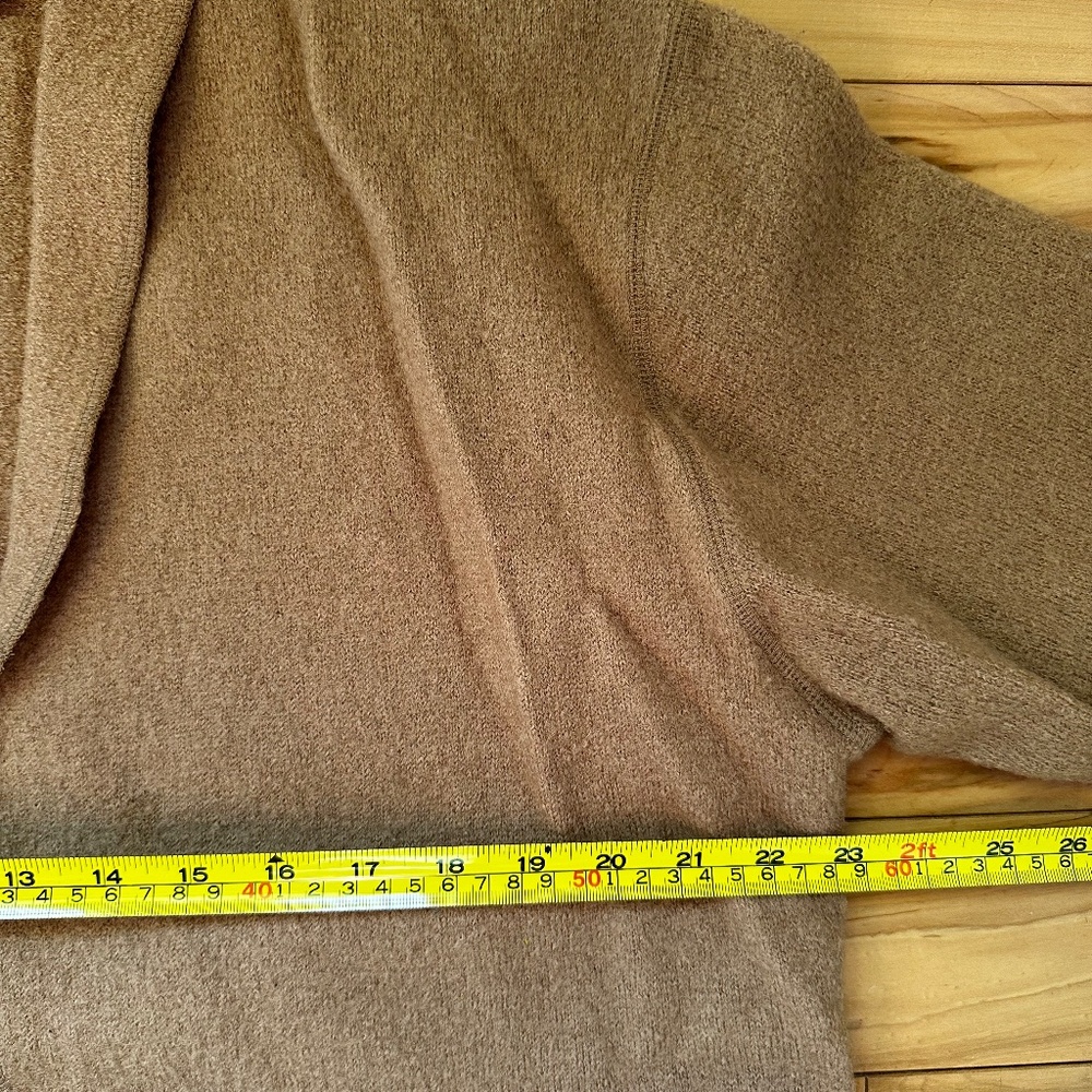 Vintage Brown‎ Wool Duster Sweater - Picture 7 of 8